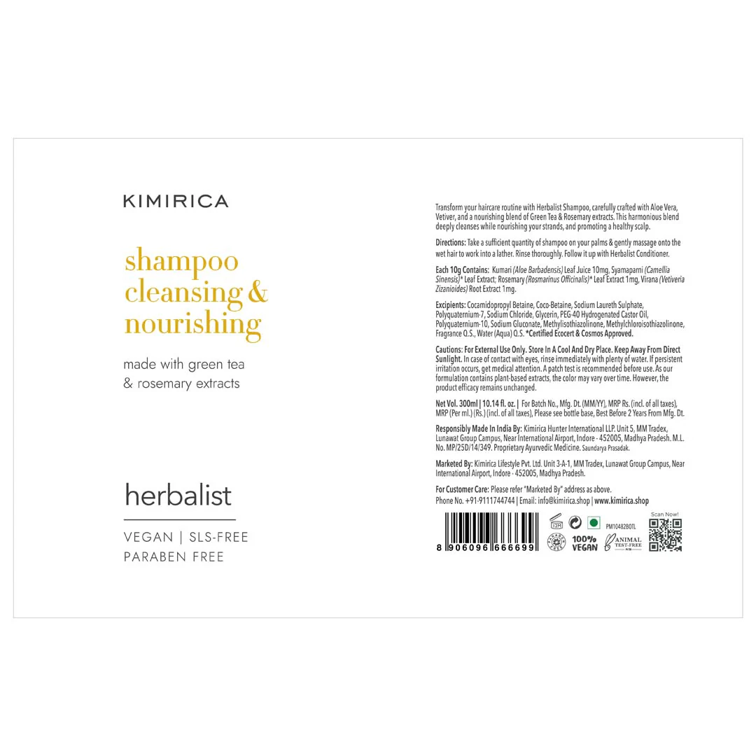 Green Tea & Rosemary Shampoo - Image 8